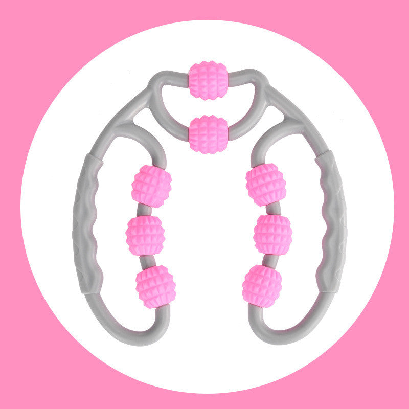 Handheld Five-wheel Leg Massager Ring Roller