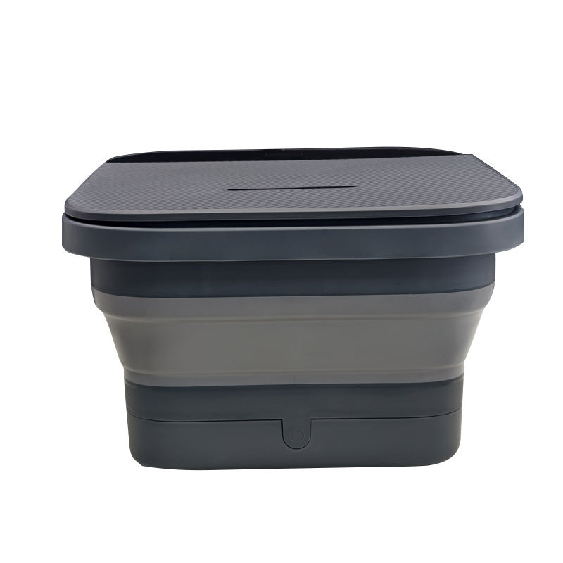 Folding Feet-washing Basin Electric Massage Portable Foot Bath Barrel