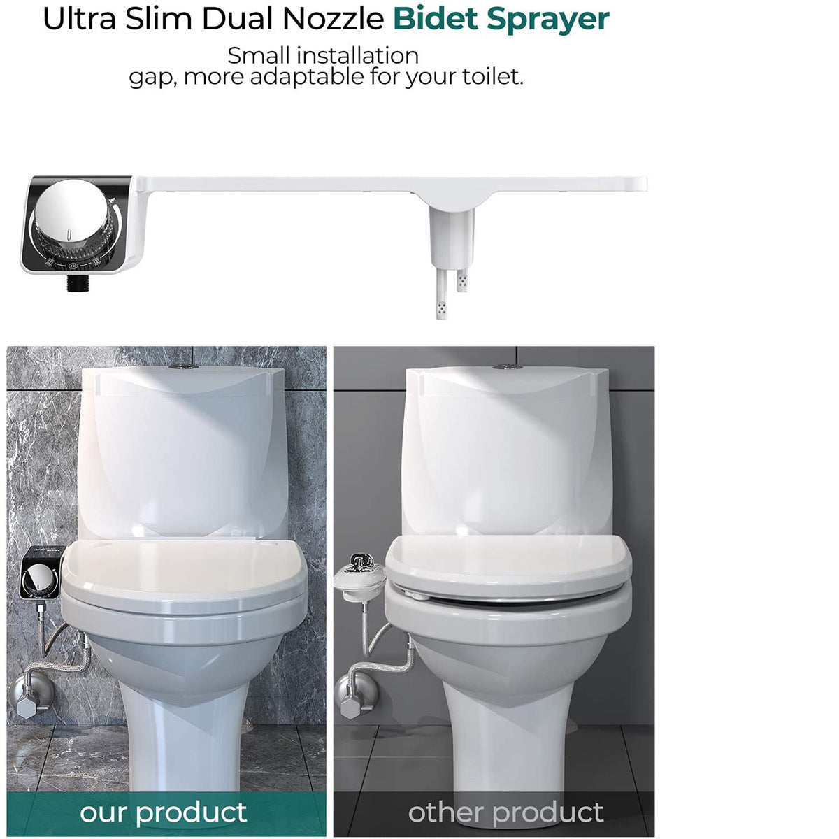 Manual Adjustment Non-electric Bidet Cleaner