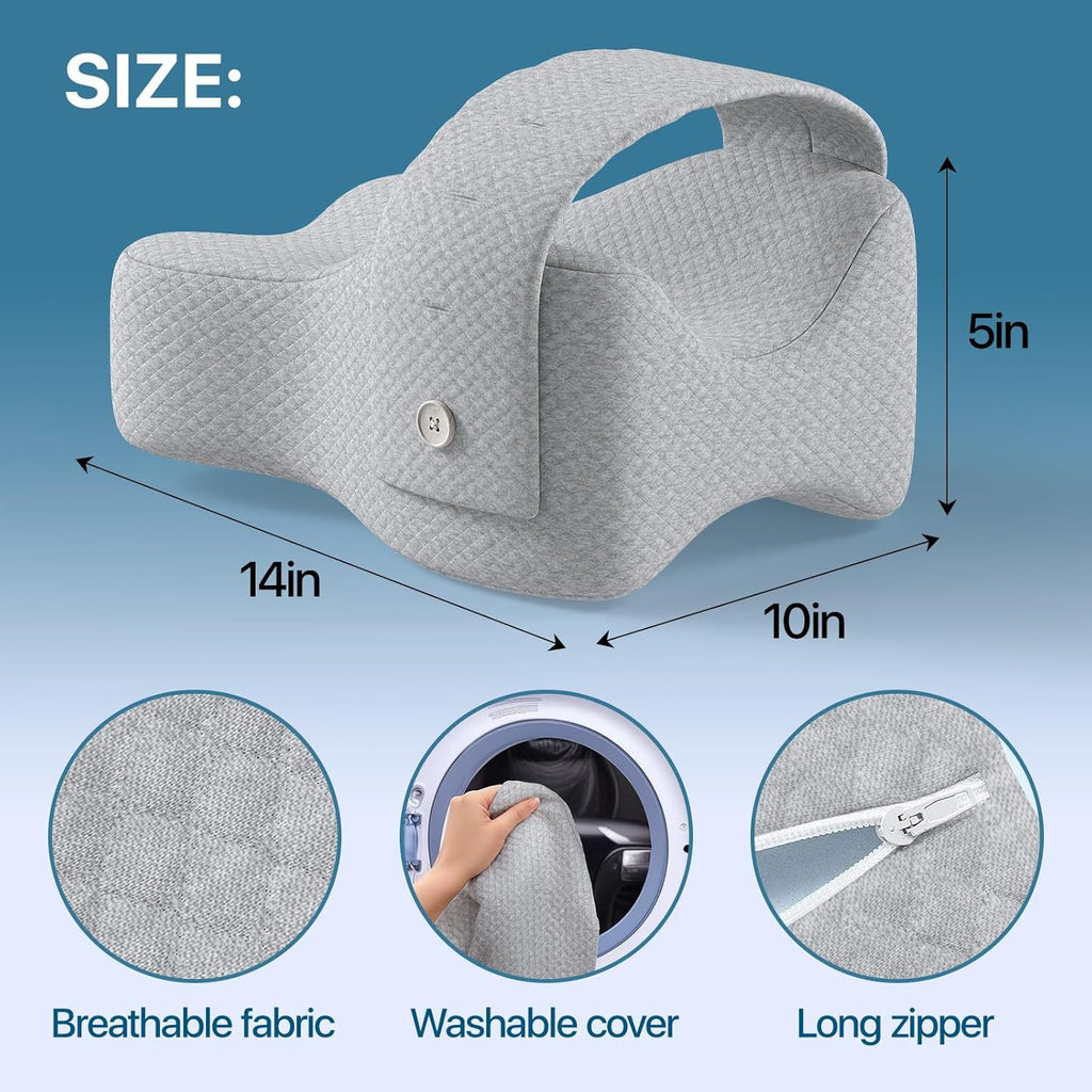 Memory Foam Leg Gap Mesh Pillow