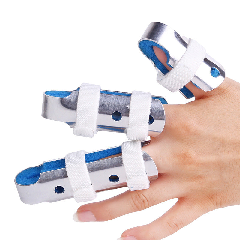 Finger Fixing Splint Aluminum Alloy Finger Splint Finger Guard Finger Bending Protective Cover