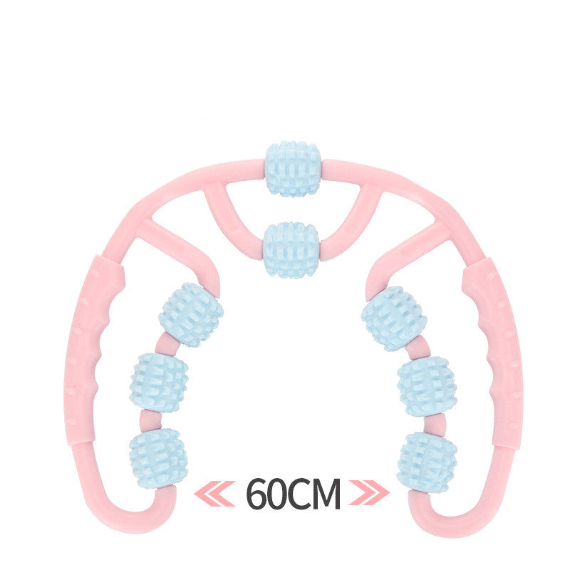 Handheld Five-wheel Leg Massager Ring Roller