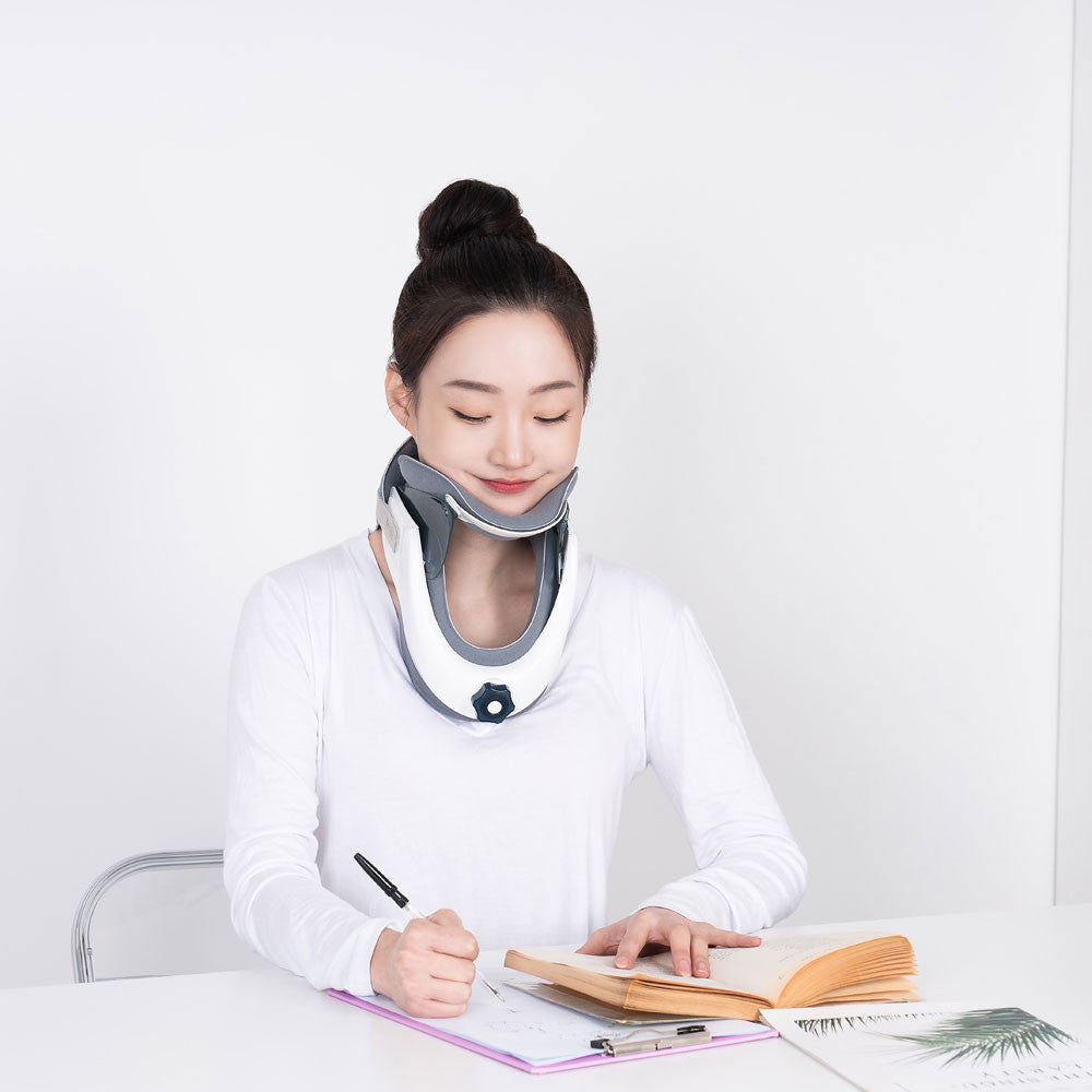 Wireless Inflatable Neck Brace Cervical Traction Device Adjustable