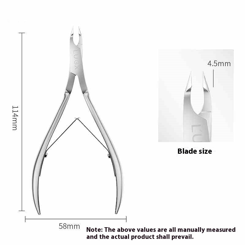 Cuticle Nipper Manicure Steel Push Nail Beauty Tool Set
