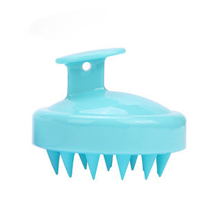 Silicone shampoo brush massager