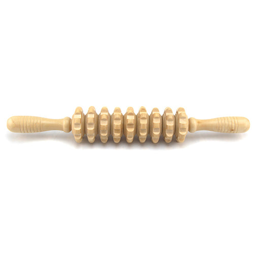 Wood-Massage-Stick Roller Trigger-Point-Recovery-Tool Muscle-Relax-Device Back-Leg Neck-Foot