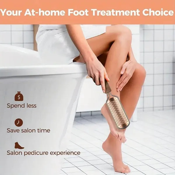 Foot File Foot Scrubber Pedicure - Foot Callus Remover Professional Grater Foot Scraper Corn Callus Remover Wet And Dry Foot Dead Skin Remover