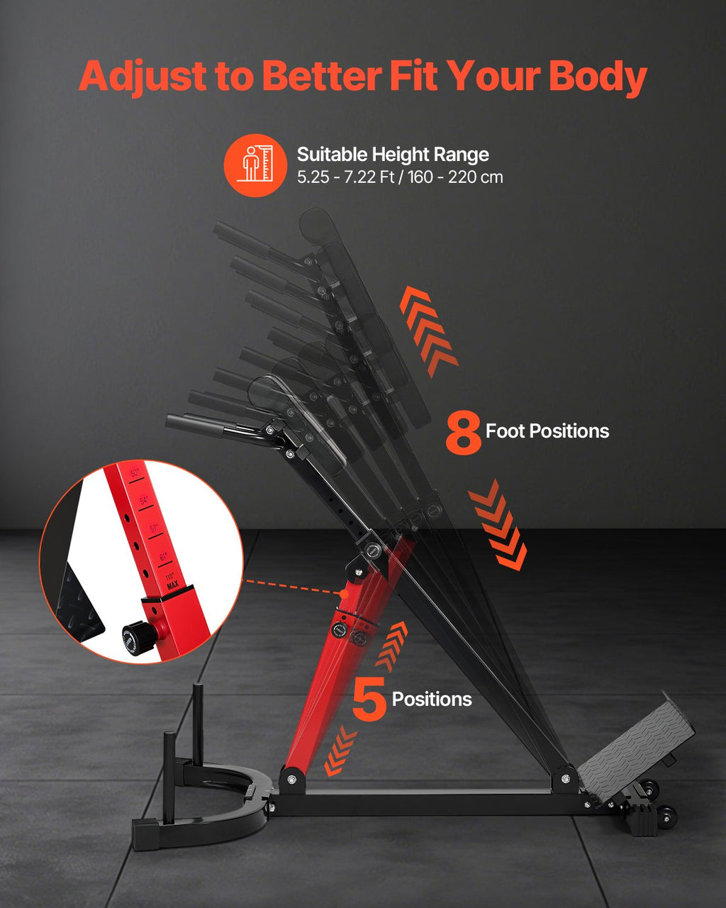 Roman Chair Hyperextension Bench, 350 Lbs Adjustable Extension Machine, Multi-Function Exercise Equipment For Glute, Hamstring, Lower Back, And Ab Workout, Fitness Weight Bench For Home Gym