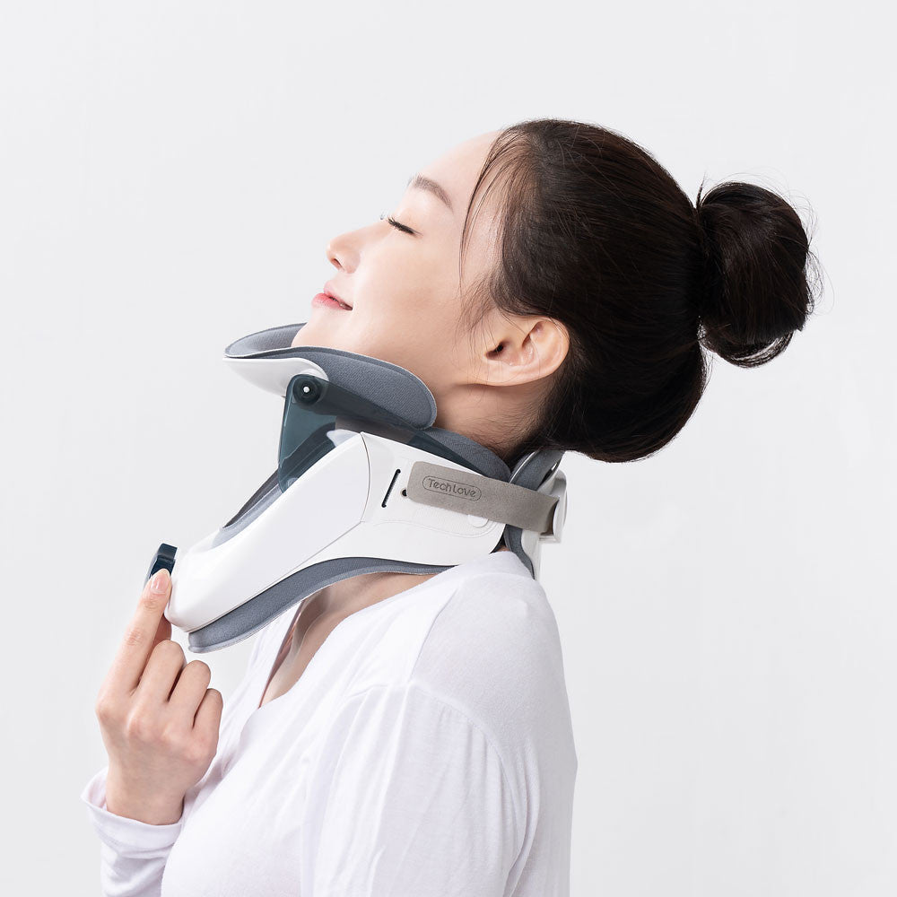 Wireless Inflatable Neck Brace Cervical Traction Device Adjustable
