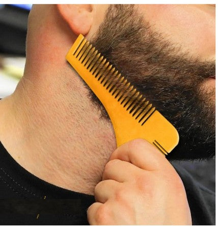 Beard Trimmer Shaping Tool Man Gentleman Beard Trim Template Beard Combs Shaving Hair Molding