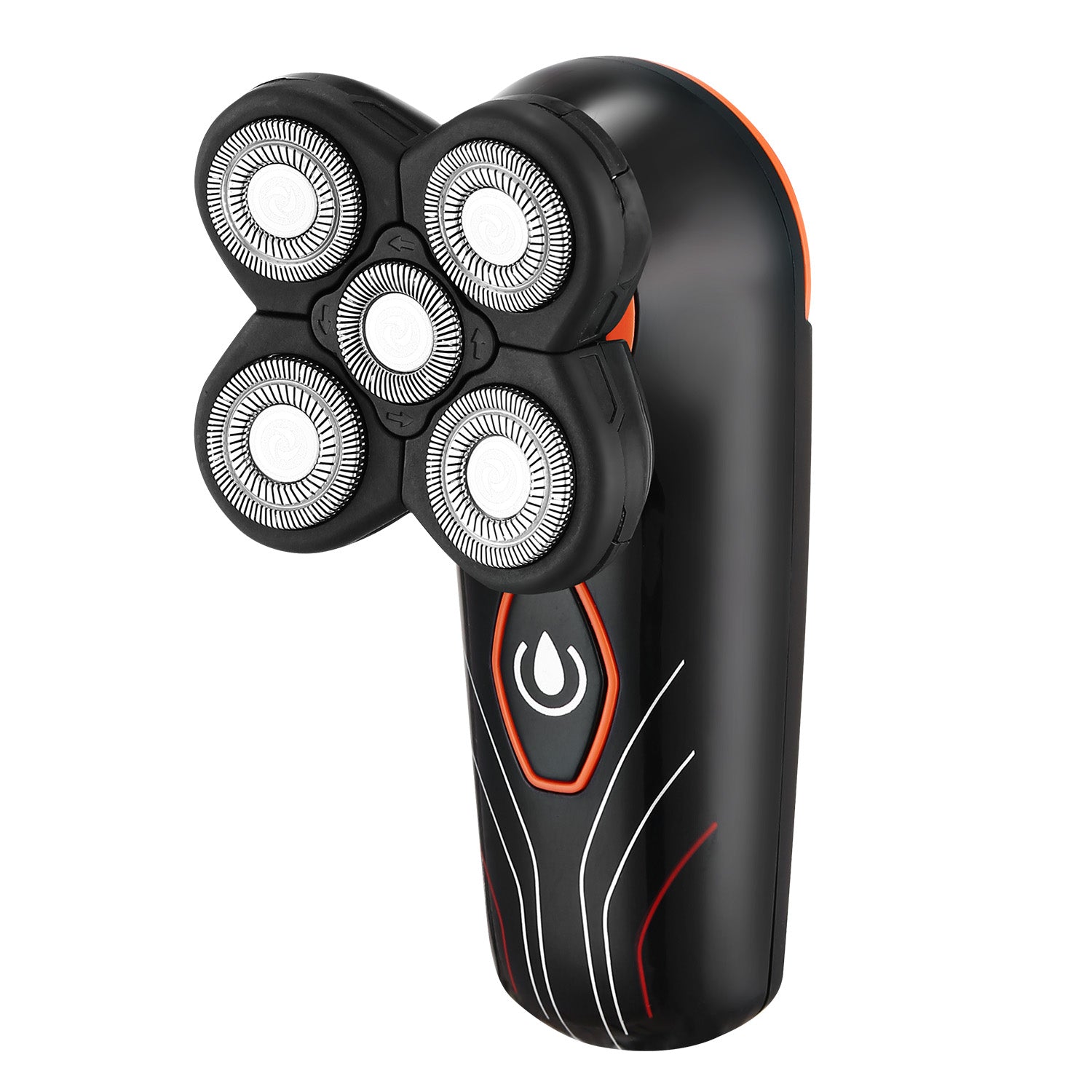 4D Electric Shavers Razor IPX7 Waterproof Wet & Dry 5 Floating Head Rotary Shavers Rechargeable Beard Trimmer Shaving Razor For Men