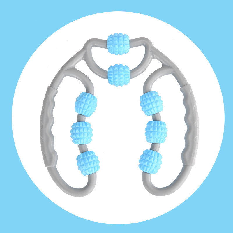 Handheld Five-wheel Leg Massager Ring Roller