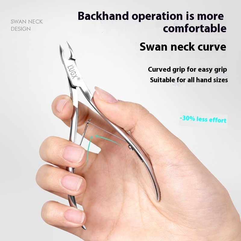 Cuticle Nipper Manicure Steel Push Nail Beauty Tool Set