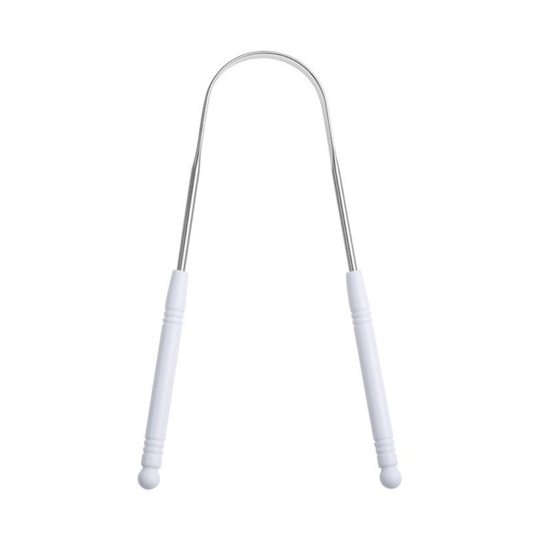 Stainless steel tongue cleaner
