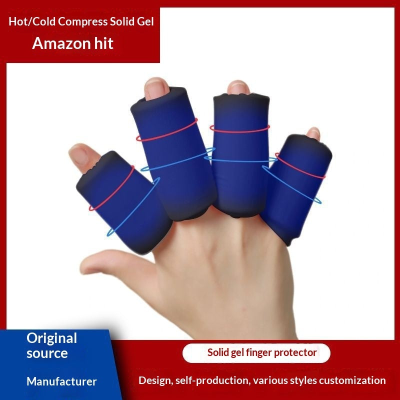 Solid Gel Finger Protector For Cold And Hot Compresses Ice Pack And Heat Pack