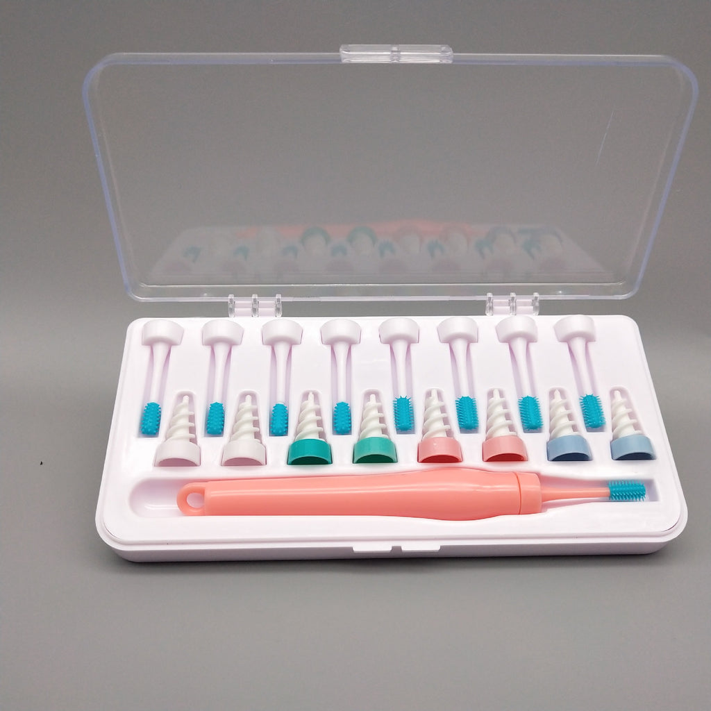 Ear Wax Removal Tool Soft Silicone Spiral Ear Cleaning 16 Replacement Heads Removal Ears Cleaner Plugs Spirals Care