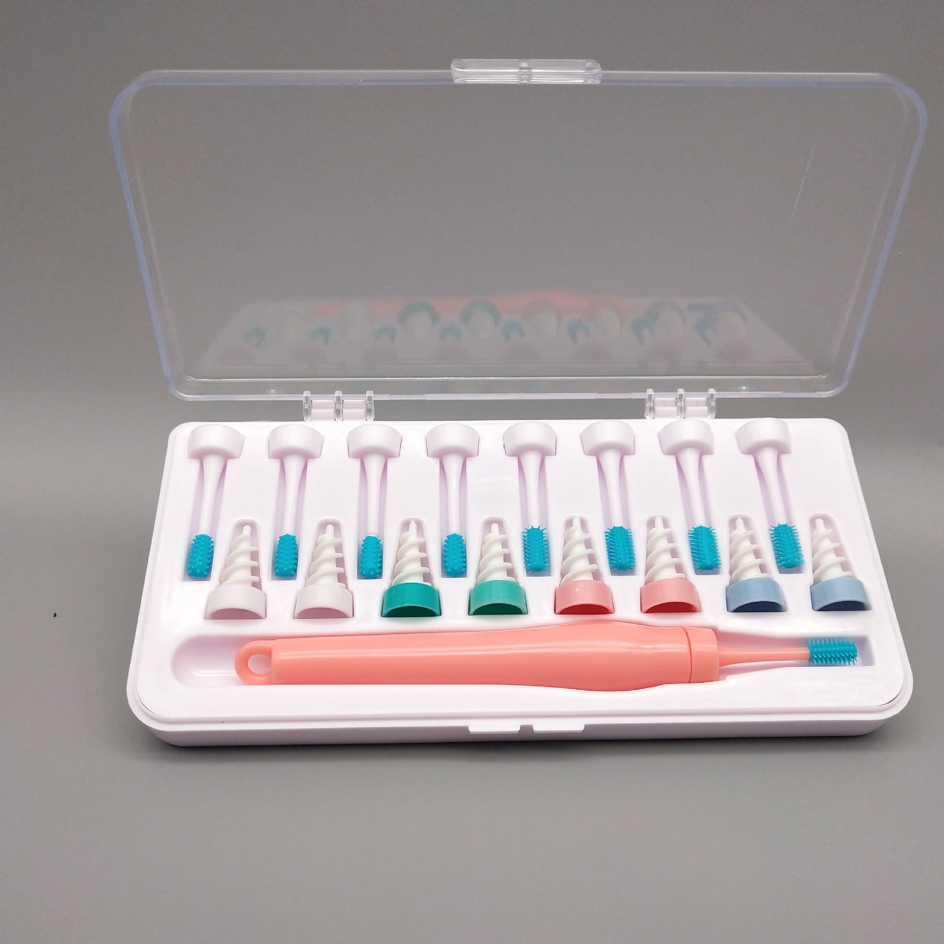 Ear Wax Removal Tool Soft Silicone Spiral Ear Cleaning 16 Replacement Heads Removal Ears Cleaner Plugs Spirals Care