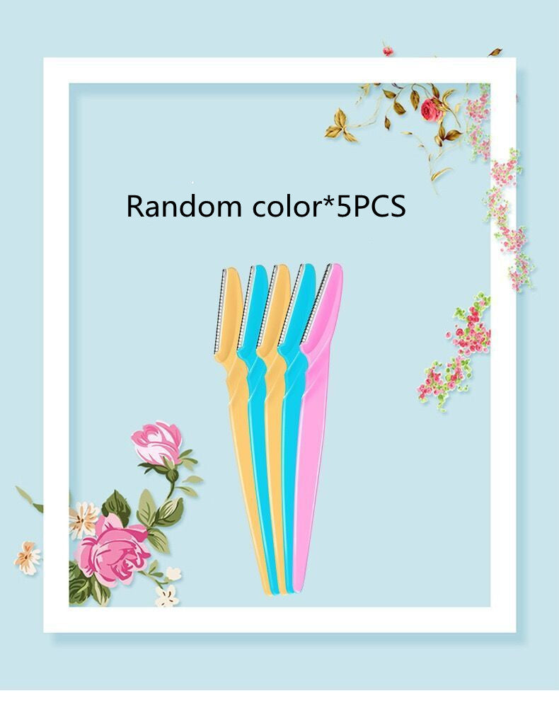 Women's Metal Skin-friendly Eyebrow Trimmer Set