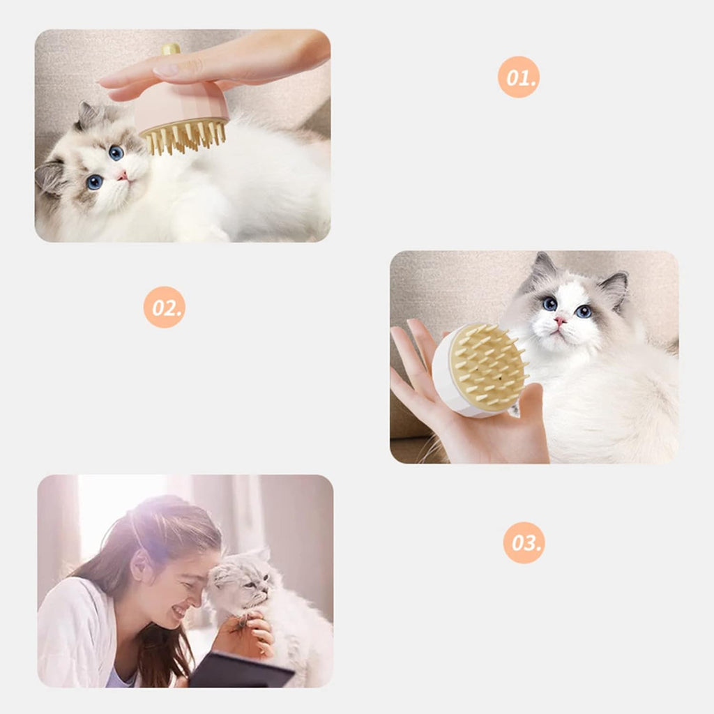 Dog Washing Massage For Bath Pet Shampoo Brush Dog Bath Brush Cat Bath Massage Brush Dog Grooming Brush