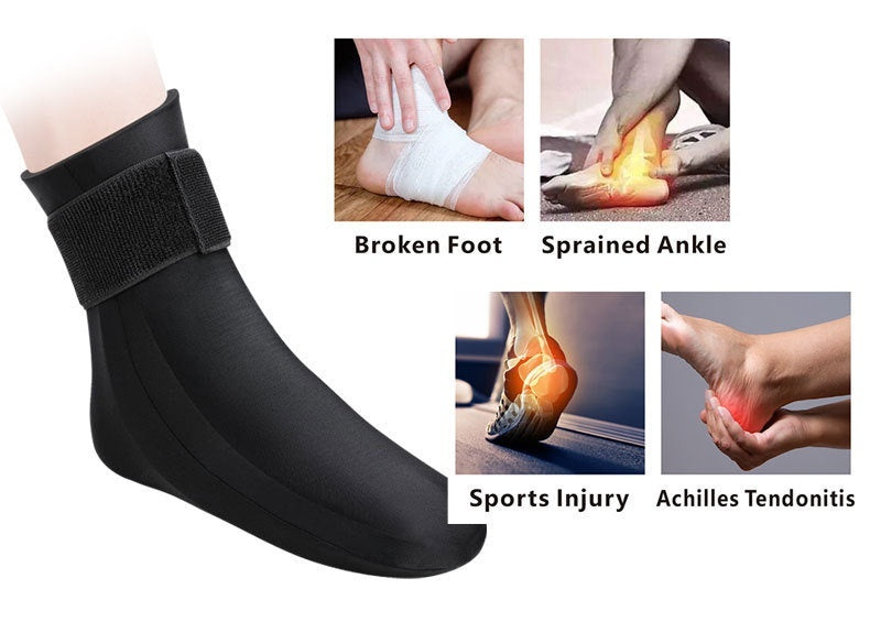 Cold And Hot Compress Protective Gear Solid Gel Cooling Socks Ice Pack Socks Feet Foot Sock