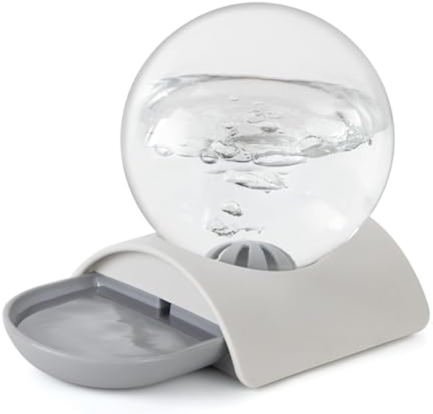 Pet Water Dispenser 2.8L Automatic Gravity Cat Water Dispenser For Cats  Dogs & Rabbit  Detachable Cat Dog Water Dish Feeder With Spherical Waterer Bubble