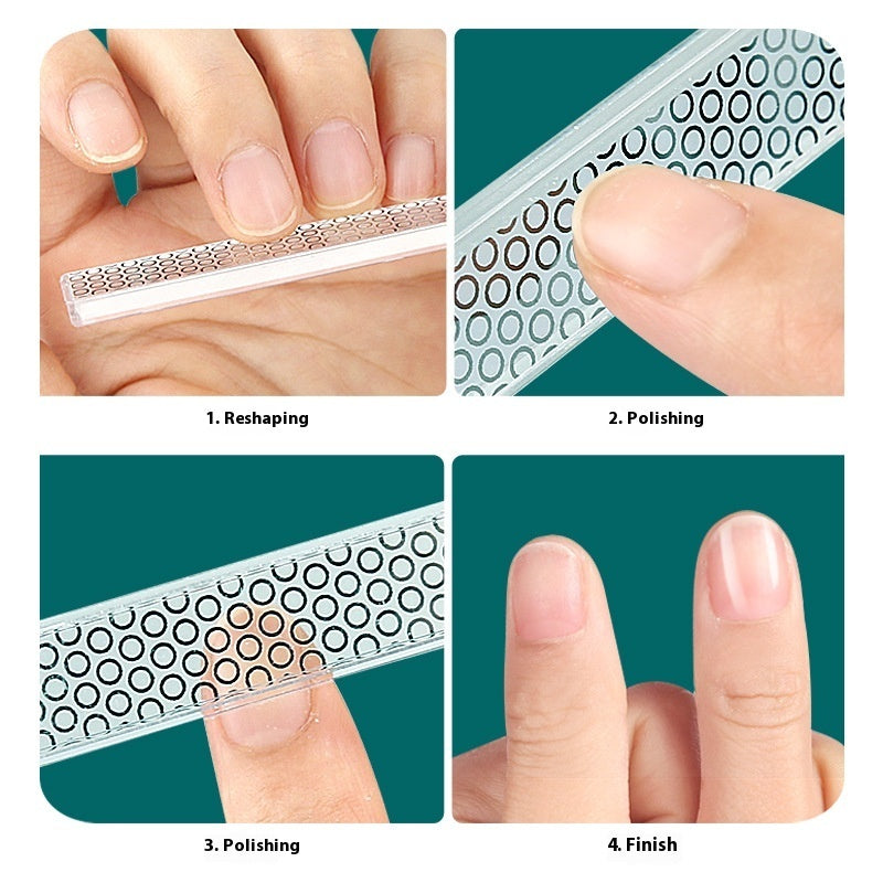Nano Glass Honeycomb Nail File Polishing
