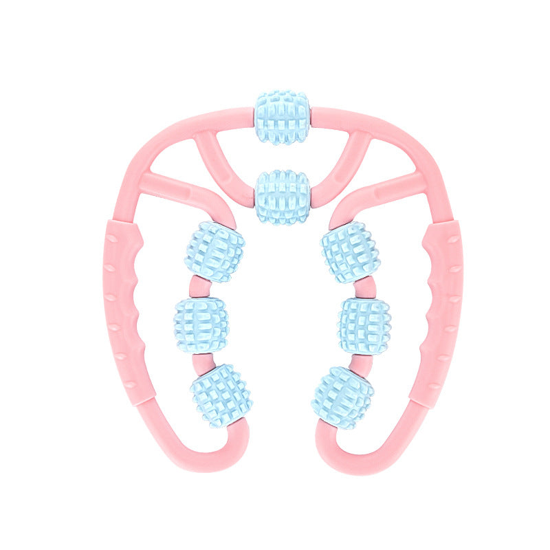 Handheld Five-wheel Leg Massager Ring Roller