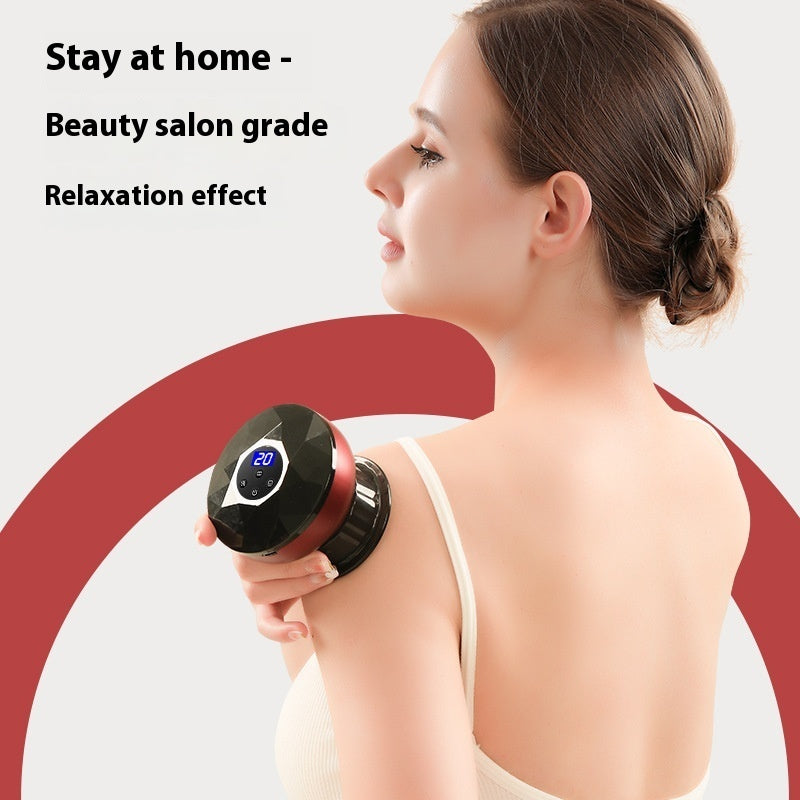 Household Electric Cupping Device Gua Sha Scraping Massager Hot Compress Massage Beauty Instrument