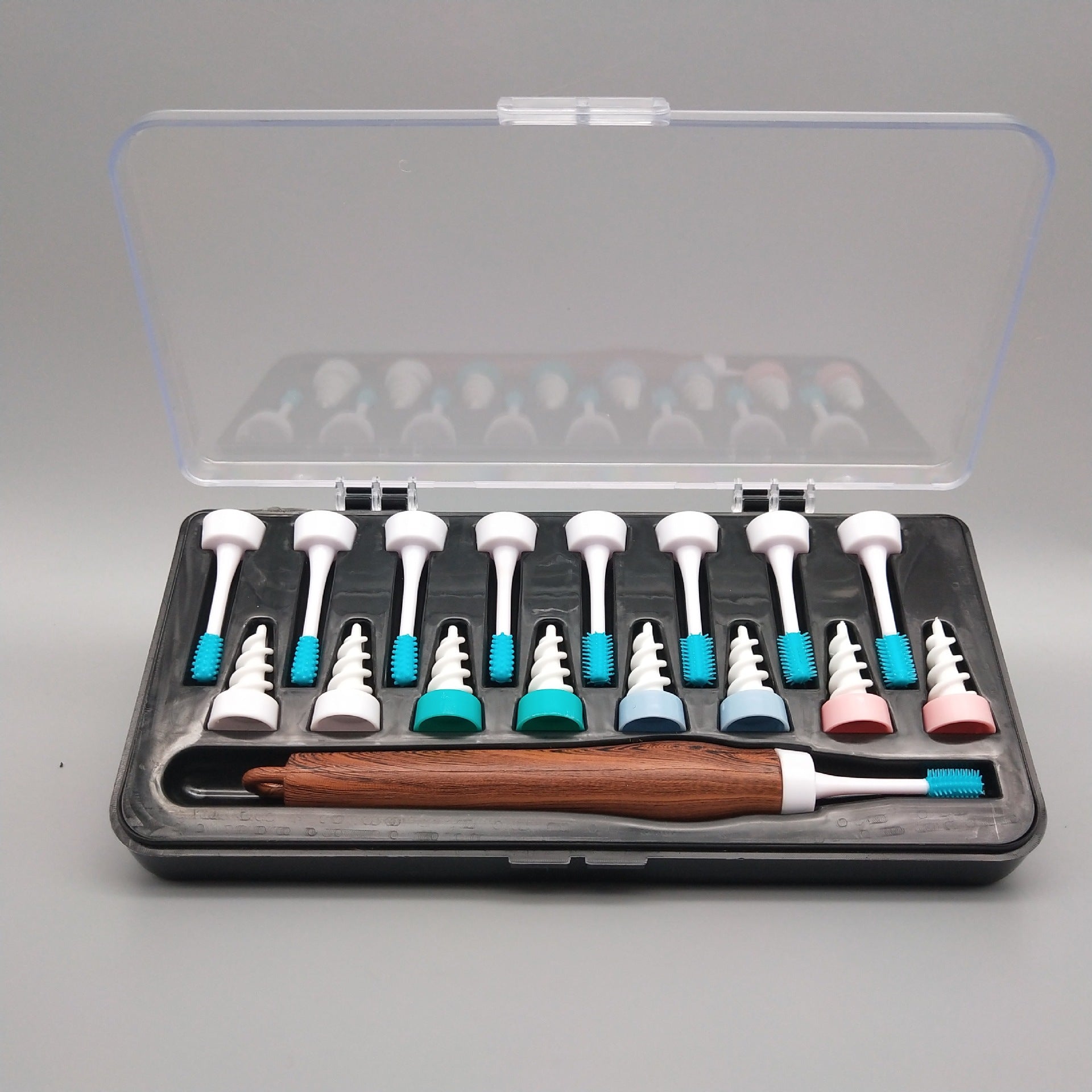 Ear Wax Removal Tool Soft Silicone Spiral Ear Cleaning 16 Replacement Heads Removal Ears Cleaner Plugs Spirals Care