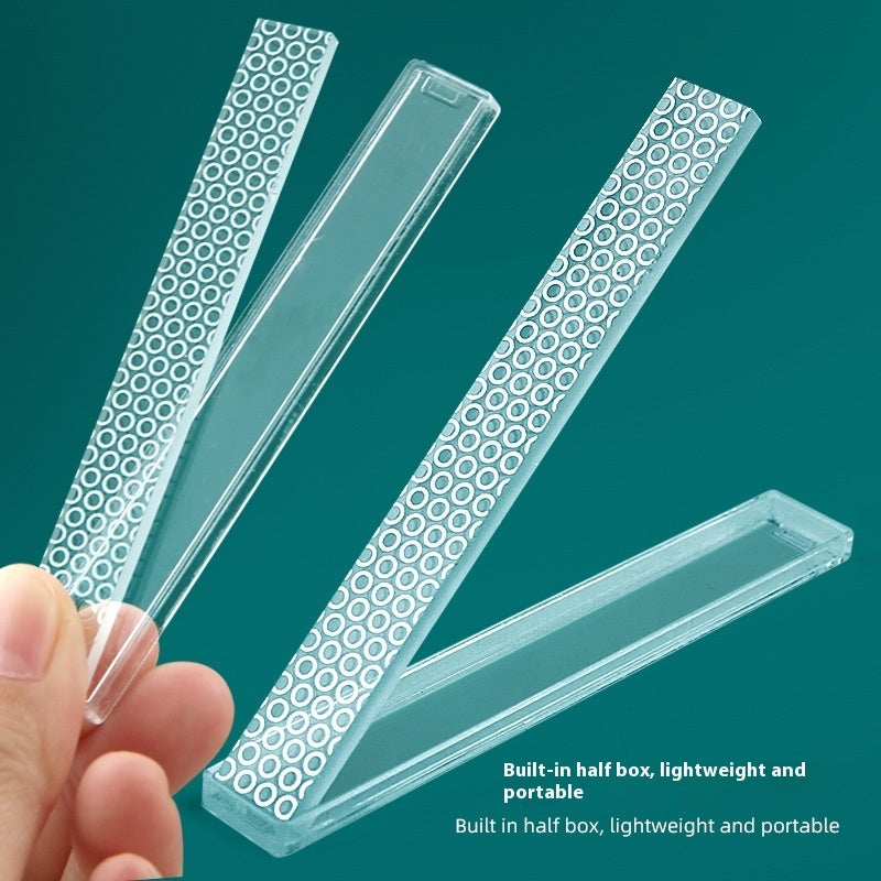 Nano Glass Honeycomb Nail File Polishing