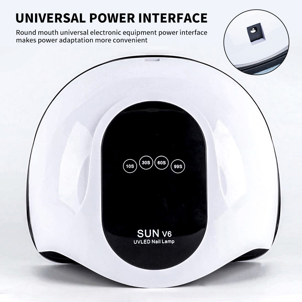 UV Light For Nails, LED Nail Light For Gel Polish, Fast Nail Dryer With Automatic Sensor, 4 Timer Setting, Small & Portable, UV LED Nail Lamp For Fingernail And Toenail