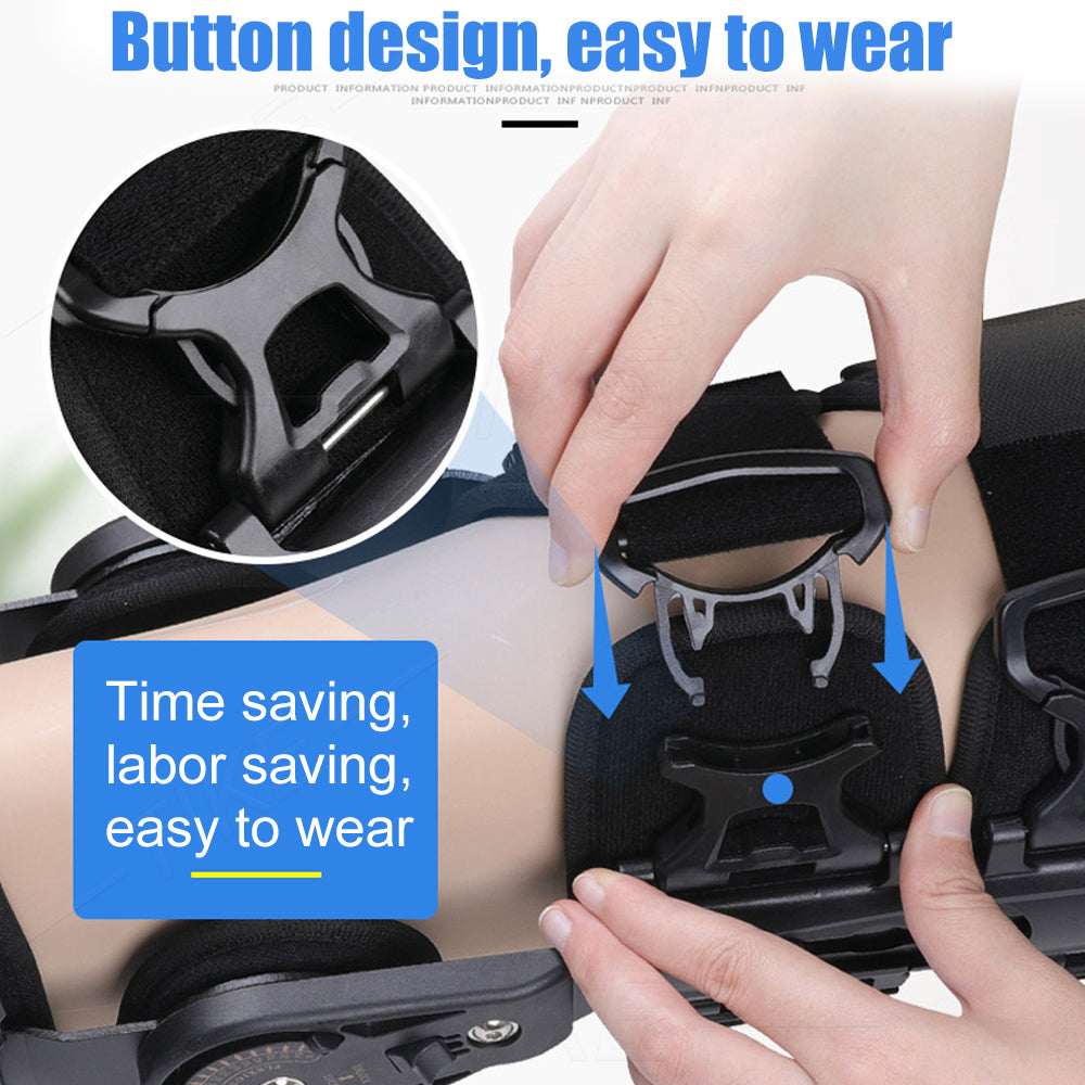 Adjustable Knee Fixation Brace Lower Extremity Support