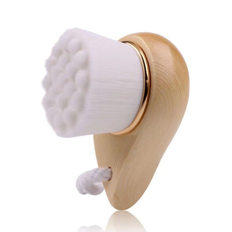 Comma Facial Brush Soft Hair Face Cleaning Facial Cleansing Massage Brush