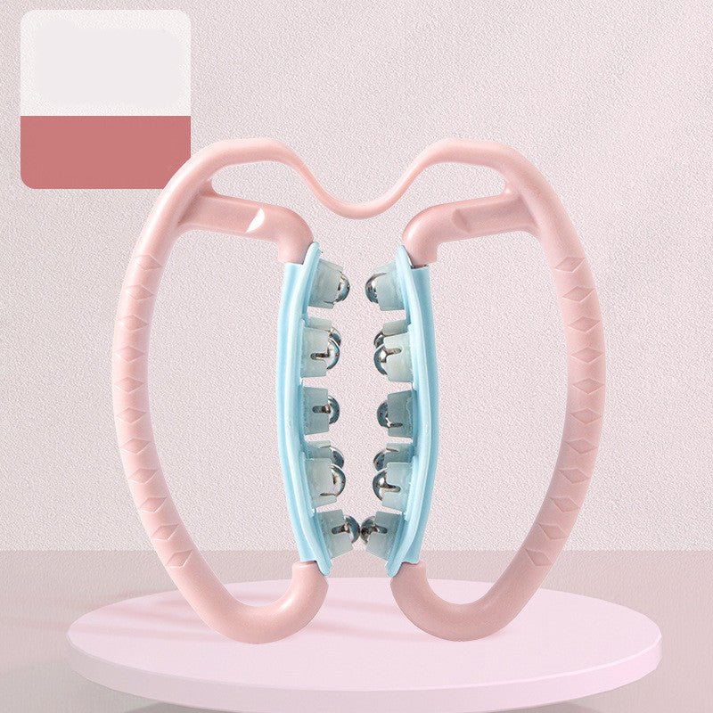 Handheld Five-wheel Leg Massager Ring Roller