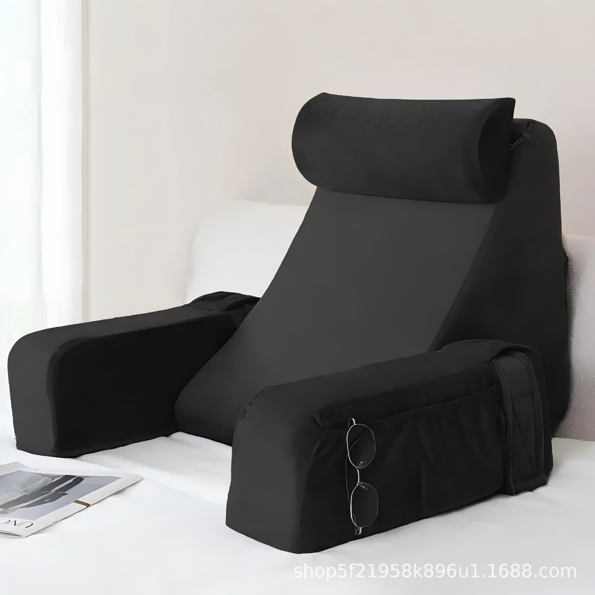 Removable Lumbar Support Pillow Slope Pillow Reading Pillow