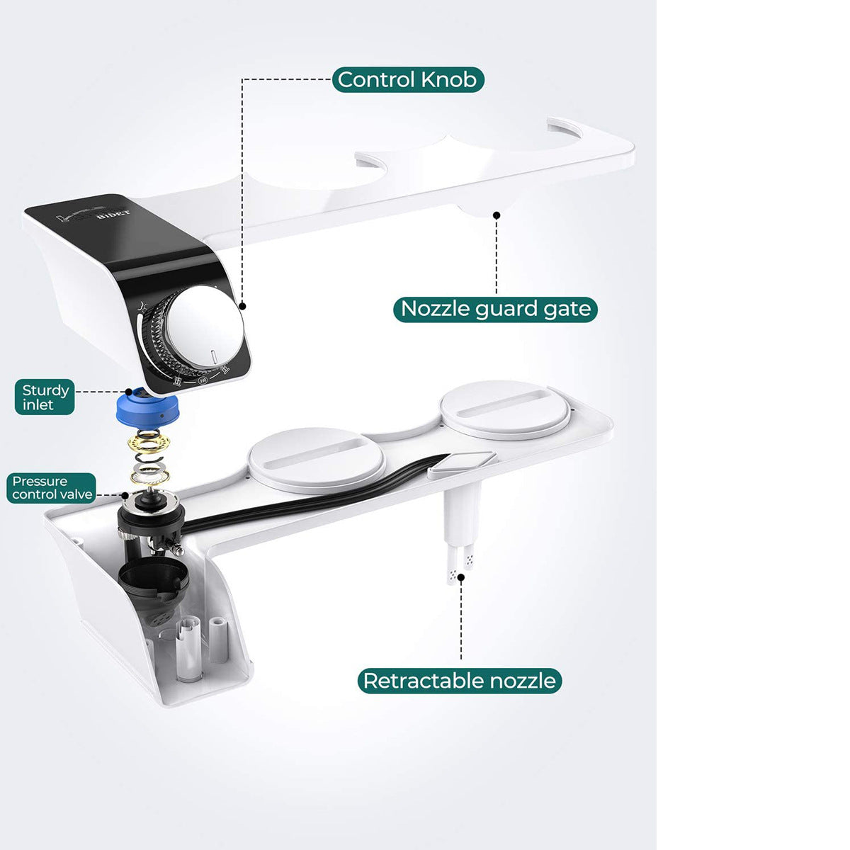 Manual Adjustment Non-electric Bidet Cleaner