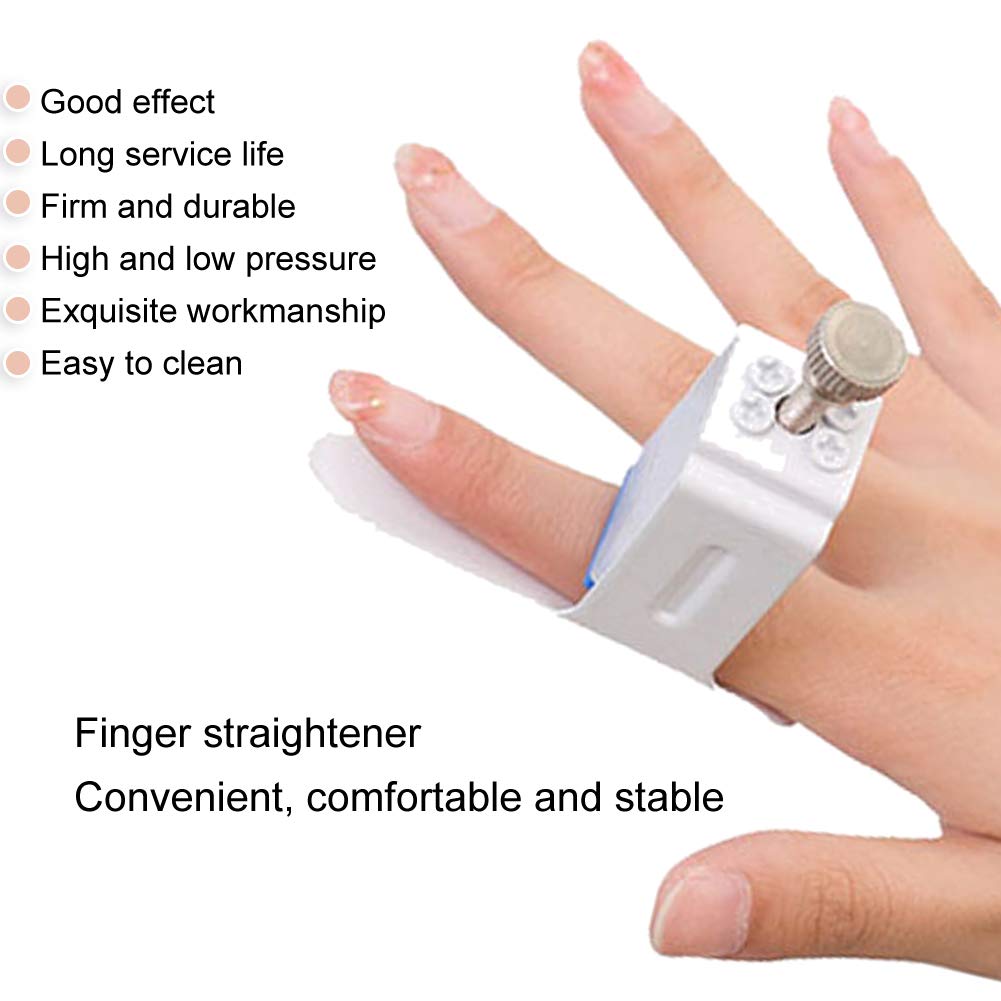 Finger Straightener White Finger Fixed Splint Support Finger Rehabilitation Machine White Trigger Finger Splint For Fingers Average Size